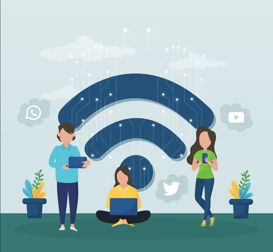 Captive portal with brand messaging